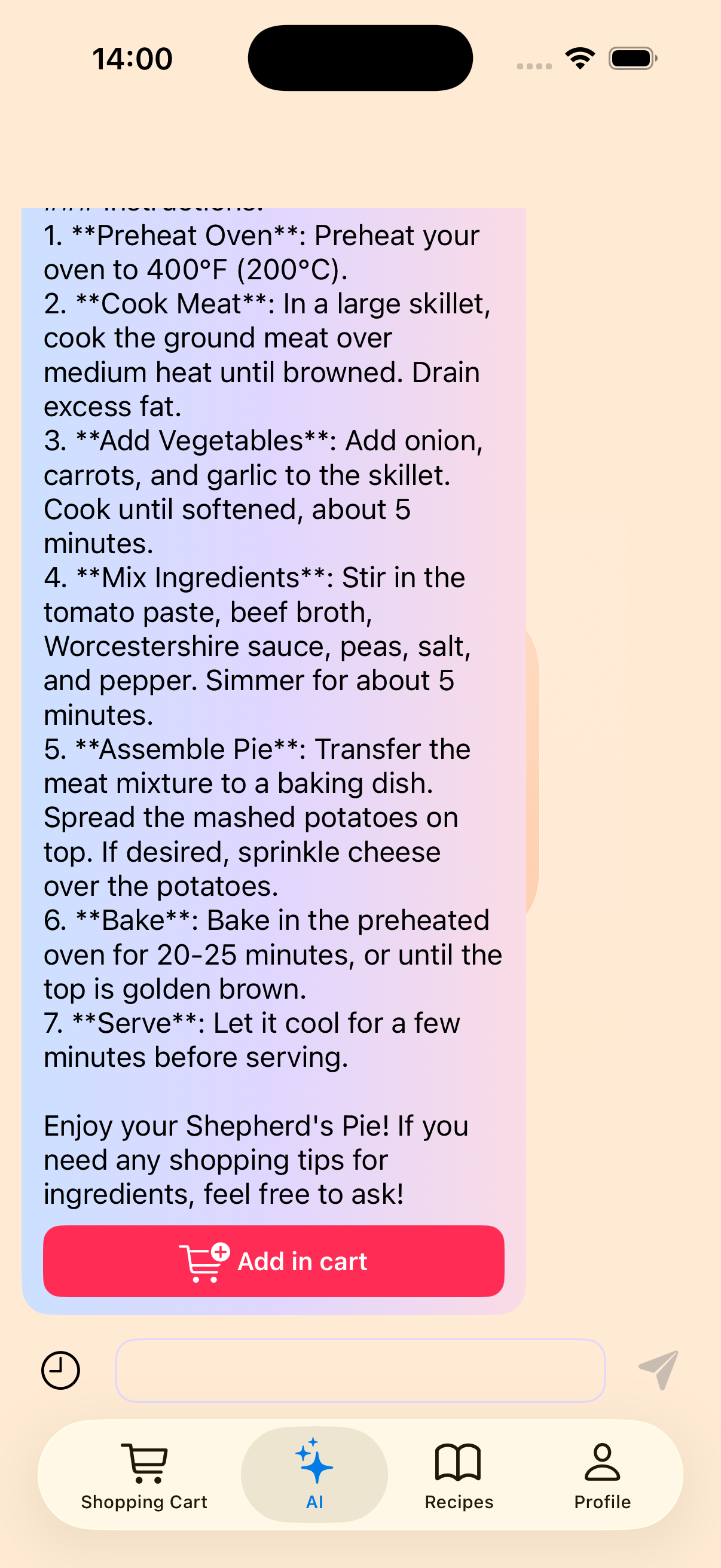 ShoppingCart Screenshot 4